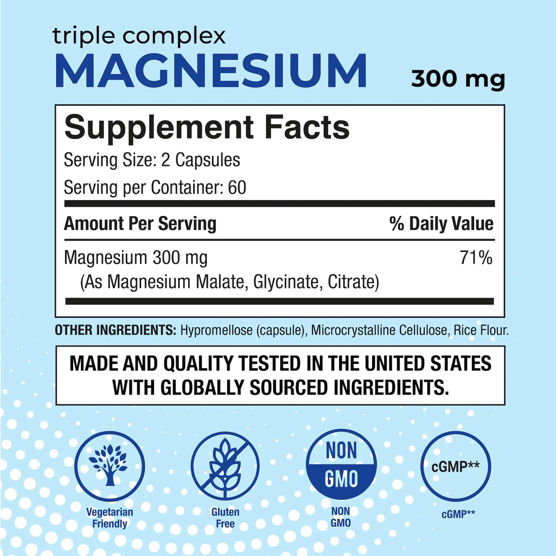 Puregen Labs Triple Magnesium Complex 300mg of Magnesium Glycinate, Malate, & Citrate P Puregen Labs canada supplements