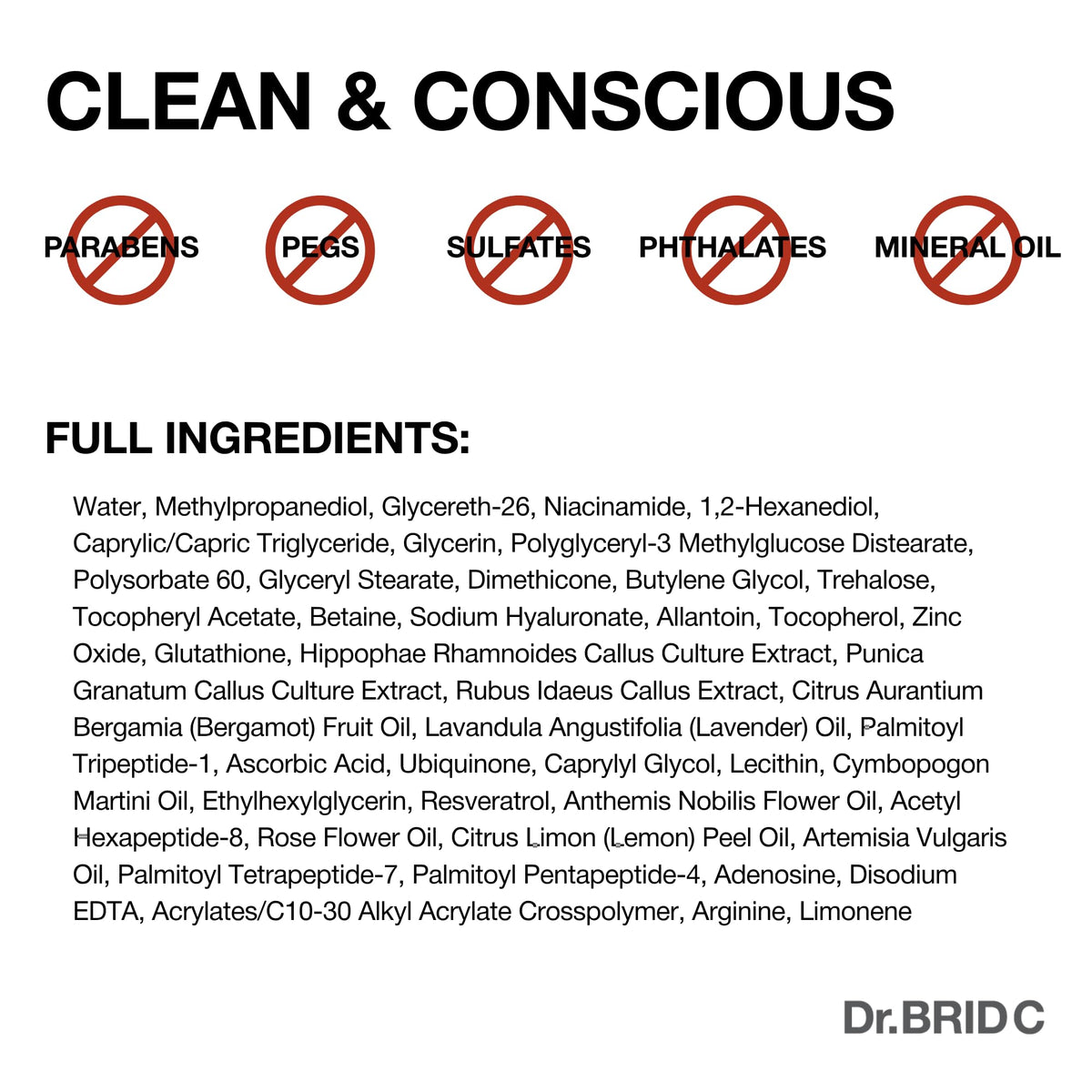 Dr.BRID C Dual Effect Face Mask - Firming & Hydrating Peptide Sheet Mask with Plant Stem Cells, 15-Minute Deep Moisture & Elasticity Boost for Dehydrated Skin, 5 Sheets X 0.95 fl.oz. Dr.BRID C buy supplements Au