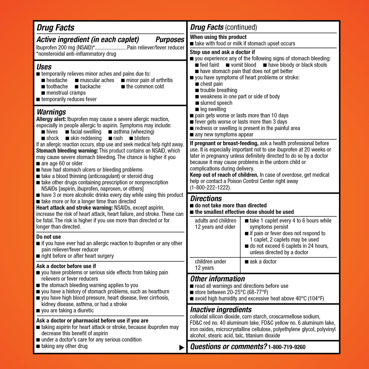 Amazon Basic Care Ibuprofen Tablets, 200 mg, Pain Reliever/Fever Reducer for Headache, Backache, Menstrual Pain and Body Aches, 100 Count Amazon Basic Care buy supplements Au