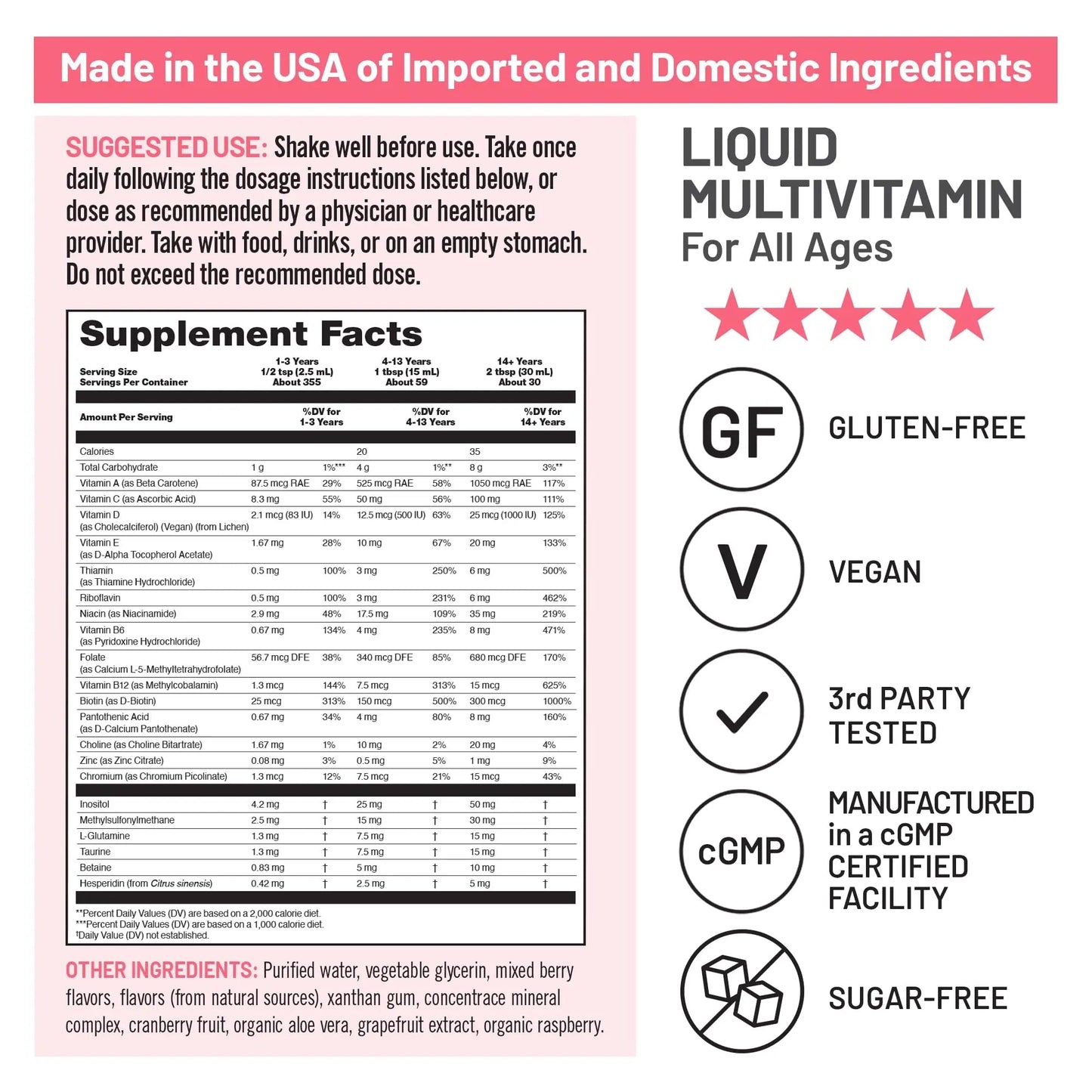 NatureWise Liquid Multivitamin for Women, Men of All Ages - Sugar Free, Vegan - Vitamins for Energy Levels, Beauty NatureWiseBuy Supplements Australia