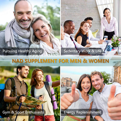 UNcena NAD Supplement 1500mg - Liposomal NAD+ Nicotinamide Riboside with Resveratrol, NAD Plus Boosting - Support Cellular Health, Stamina & Healthy Aging for Women & Men- 120 Capsules UNcenaBuy Supplements Australia