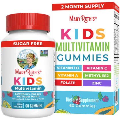 MARYRUTH'S Kids Vitamins | Multi | Sugar Free | 2 Month Supply | Kids Multivitamin Gummies for Ages 2+ | Vegan | Only 1 Gummy a Day | 60 Count MARYRUTH'S canada supplements