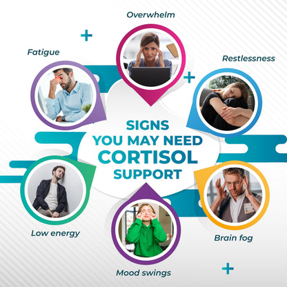 NURAFUSE CORTISOL Health Ashwagandha 15-in-1 Supplement with Magnesium Phosphatidylserine L-Theanine Chamomile Rhodiola Rosea Licorice Holy Basil NURAFUSEBuy Supplements Australia