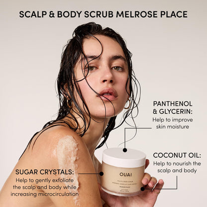 OUAI Hair Care Set - Clarifying Shampoo & Exfoliating Scalp Scrub - Deep Cleansing & Balancing - Hair Care Kit with Detox Shampoo & Travel Size Sugar Scrub for Scalp (2 Count) OUAIBuy Supplements Australia