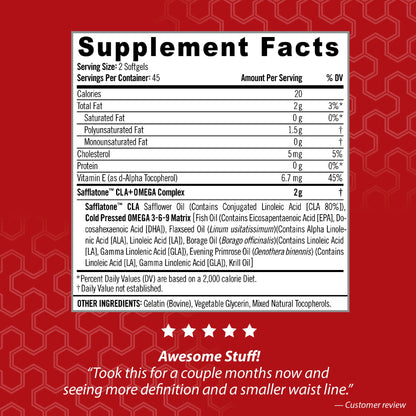 iSatori Bio-GRO Protein Synthesis Amplifier - Unflavored (60 Servings) & iSatori Ultra CLA + Omega (90 Softgels)