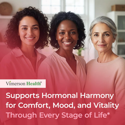Hormone Harmony for Women with Black Cohosh, Dong Quai & Red Clover – Natural Hormone Balance for Women of All Ages – Supports PMS, Menopause & Mood – Women’s Hormone Balance Supplement – 60 Capsules Vimerson HealthBuy Supplements Australia