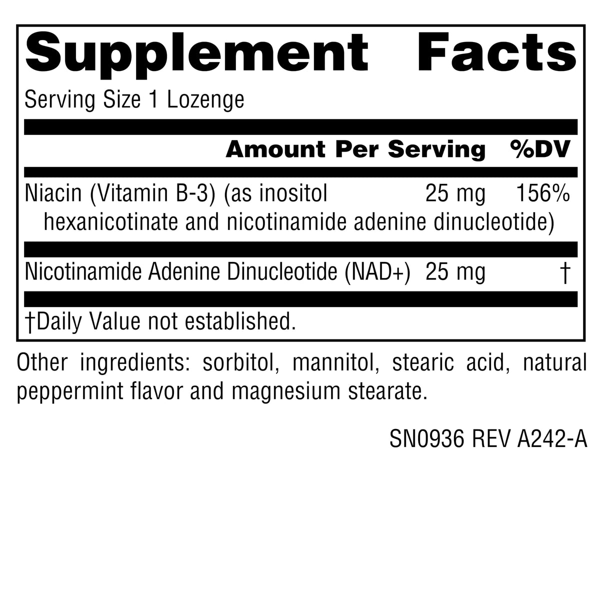 Source Naturals NAD+, Coenzymated B-3, Supports Cellular Energy*, 25 mg - 30 Lozenges Source NaturalsBuy Supplements Australia