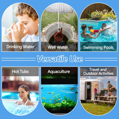Coliform Bacteria Test Kit: 12-Pack Easy at-Home Well, Tap, Pool, Spring, Pond, Lake Drinking Water Quality Test FUNSWTMBuy Supplements Australia