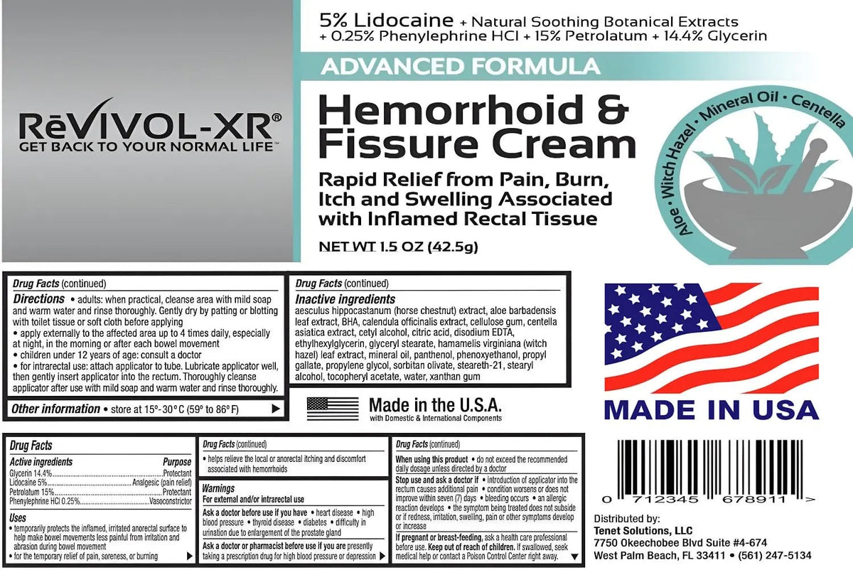 REVIVOL-XR Advanced Hemorrhoid Treatment. 5% Lidocaine + Shrinks + Protects Skin + Aloe + Witch Hazel + Botanicals, External & Internal Use. Most Complete OTC Ointment + Fissure Cream. Made in USA. REVIVOL-XRBuy Supplements Australia