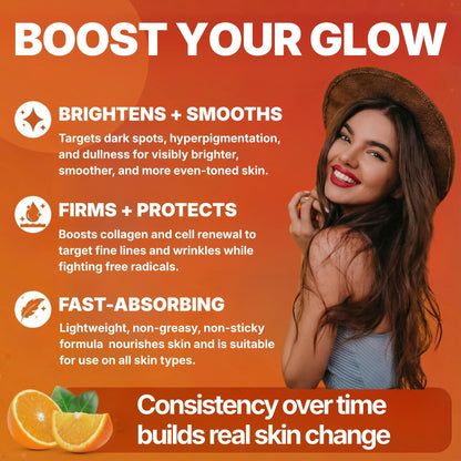 GlowMedik Vitamin C Serum for Face - Illuminating Brightening Serum for Dark Spots - Dark Spot Corrector with Hyaluronic Acid & Vitamin E - Fine Lines & Wrinkles, Sensitive Skin, Made in USA 1 fl oz Glowmedik buy supplements Au