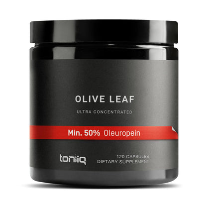 Toniiq Olive Leaf Extract - Ultra High Potency 45:1 Extract with 50% Oleuropein - Highly Concentrated - Third-Party Lab Tested - 120 Capsules Toniiq buy supplements Au