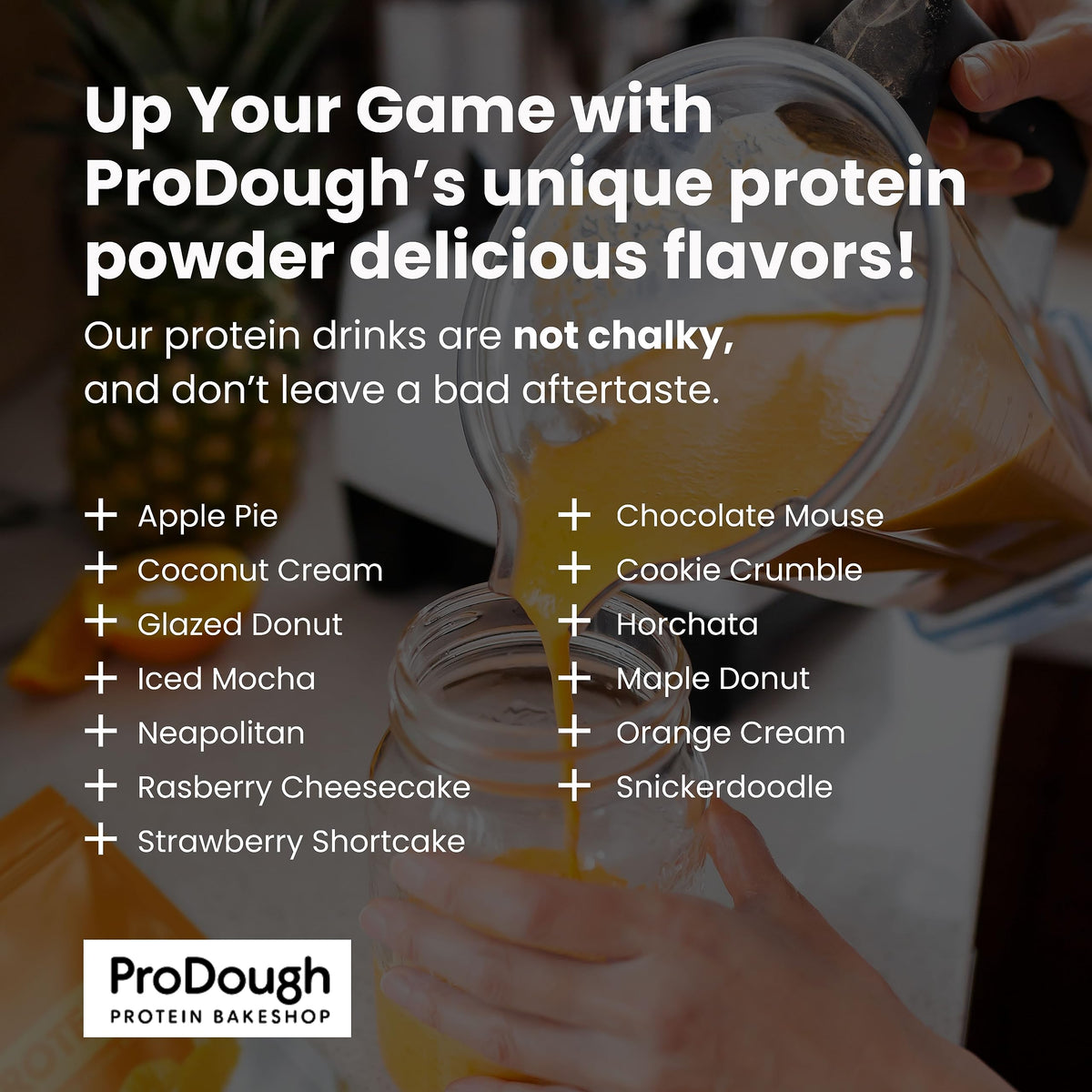 ProDough Gourmet Whey Isolate Hydrolized Protein Powder for Shake Mix- Easy Digest ProDough Protein BakeshopBuy Supplements Australia