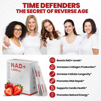 ZenUP Liquid NAD, Extra Strength 1,200mg NAD+ Supplement with CoQ10, Resveratrol, D-Ribose & PQQ for Men & Women, Natural NAD+ Stick for Anti-Aging, Energy, Focus - 30 Packets ZenUPBuy Supplements Australia