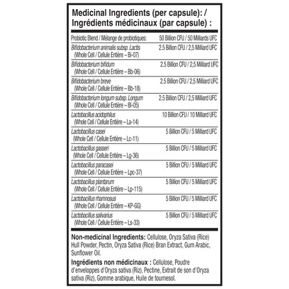 NATURELO Probiotics for Digestive Health, 50 Billion CFU, 60 Vegetarian Capsules, 11 Strains, Daily Use Supplement, Delayed Release, No-Fridge, Boosts Immune System, Probiotics for Women & Men NATURELOBuy Supplements Australia
