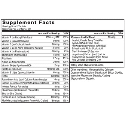 Force Factor Women’s Multivitamin, Multivitamin for Women to Support Hormone Balance, Energy, Immunity, and Gut Health, with 20 Vitamins & Minerals, Ashwagandha, Chasteberry, and More, 60 Tablets Force FactorBuy Supplements Australia