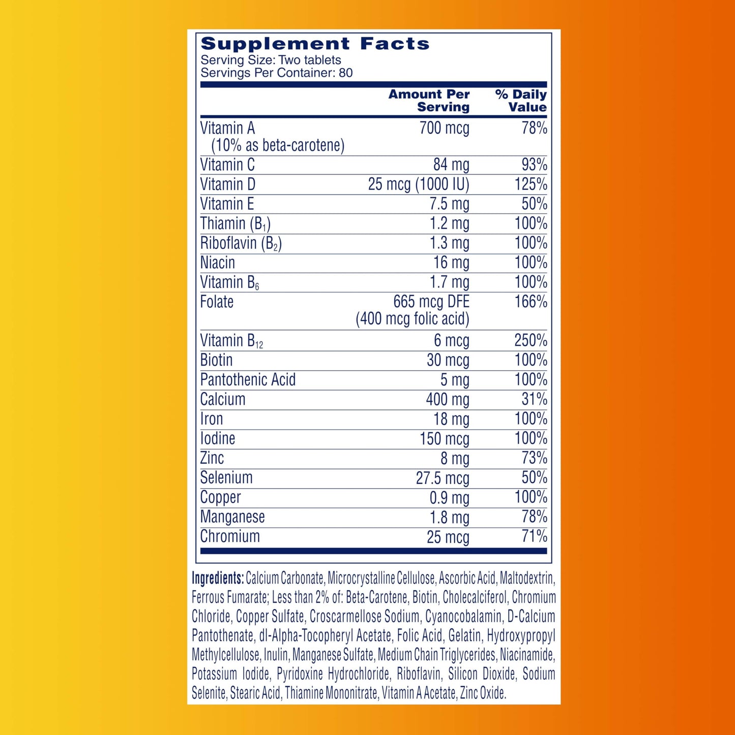 One A Day Women’s Petites Multivitamin,Supplement with Vitamin A, C, D, E and Zinc for Immune Health Support, B Vitamins, Biotin, Folate (as folic acid) & more,Tablet, 160 count ONE A DAYBuy Supplements Australia