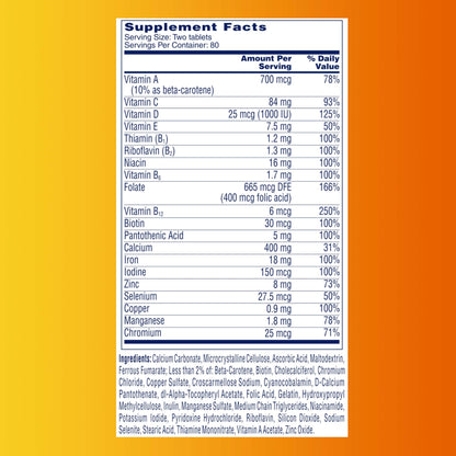 One A Day Women’s Petites Multivitamin,Supplement with Vitamin A, C, D, E and Zinc for Immune Health Support, B Vitamins, Biotin, Folate (as folic acid) & more,Tablet, 160 count ONE A DAYBuy Supplements Australia