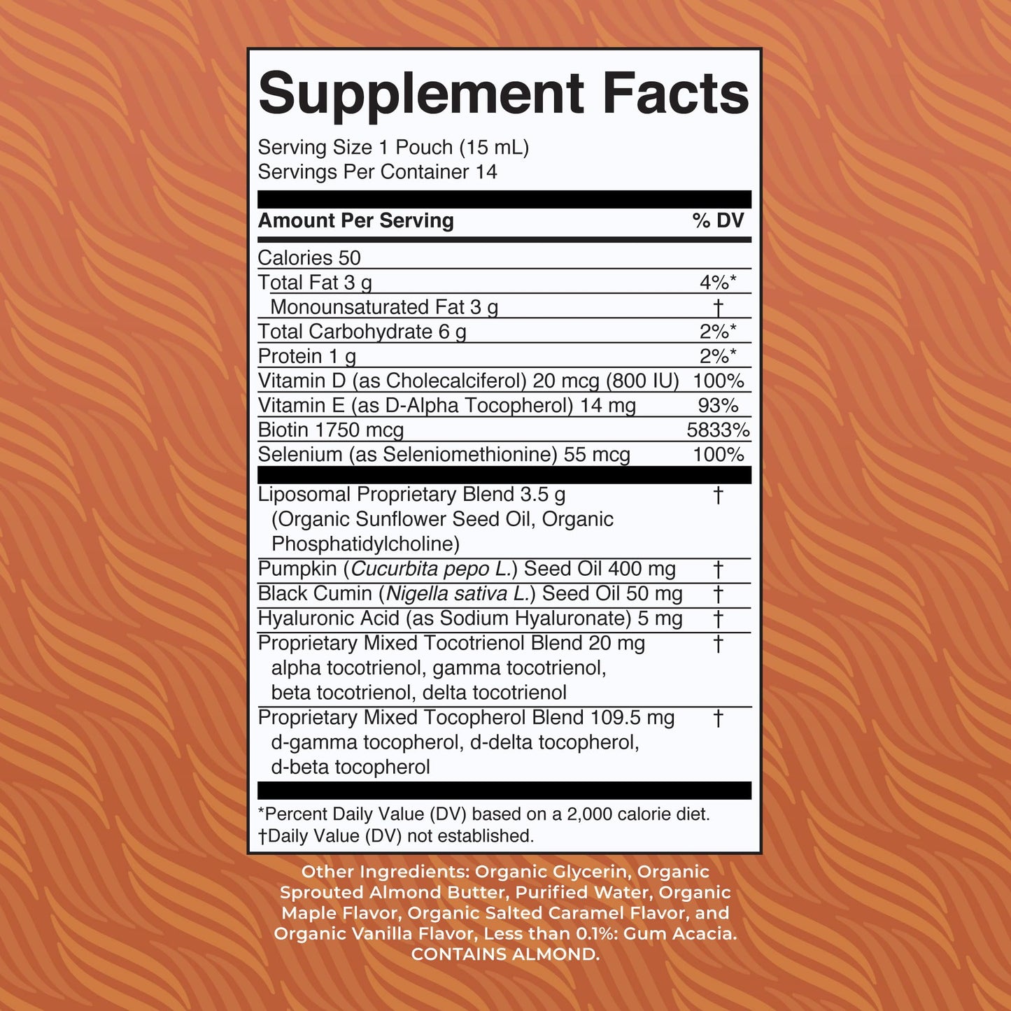 MaryRuth Organics Hair Growth Vitamins, Sugar & Gluten Free, Liquid Hair Vitamins with Vitamin D3, Vitamin E Biotin Hyaluronic Acid, Selenium for Hair & Skin Care Vegan, Non-GMO, 14-0.5 Fl Oz Pouches MARYRUTH'SBuy Supplements Australia