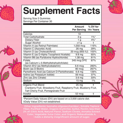 MaryRuth Organics Women's Immune Support Multivitamin Gummies | Ages 14+ | Skin Health | Gummy Vitamins for Women | Sugar-Free | Vegan | Non-GMO | 60 Count MARYRUTH'SBuy Supplements Australia