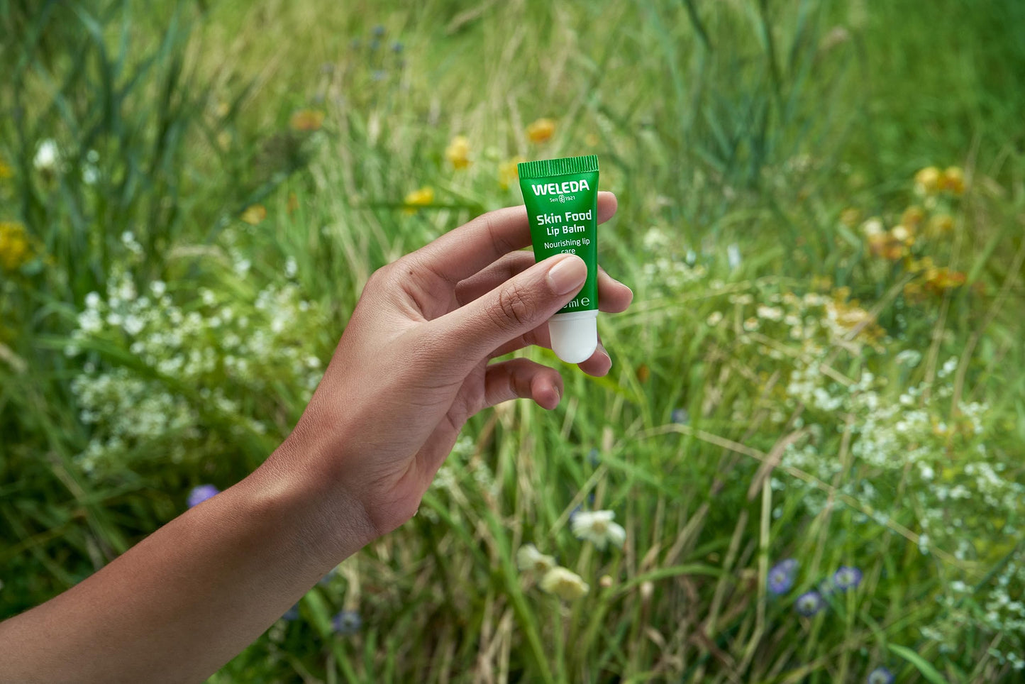 Weleda Skin Food Lip Butter, 0.27 Ounce, Plant Rich Moisturizing Lip Care with Sunflower Seed Oil