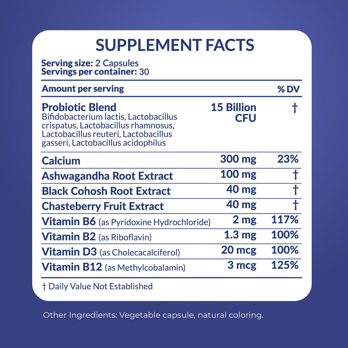 Natural Menopause Supplements for Women - Perimenopause Supplements for Hormonal Balance, Bloating & Mood Swings | Hot Flashes Menopause Relief w/Probiotics & Prebiotics, Black Cohosh & Chasteberry PharmaSuppsBuy Supplements Australia
