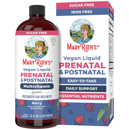 MARYRUTH'S Postnatal & Prenatal Vitamins for Women | Sugar Free | Selenium | Folate | Vegan | Non-GMO | Gluten Free | 32oz MARYRUTH'SBuy Supplements Australia