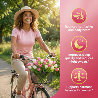 Sugar Free Menopause Supplement Gummies for Women, Menopause Probiotics (10 Billion CFU) Filled Gummy with Ashwagandha, Dong Quai & Black Cohosh for Hot Flashes, Night Sweats, Mood Swings, Gut Health NEVISSBuy Supplements Australia