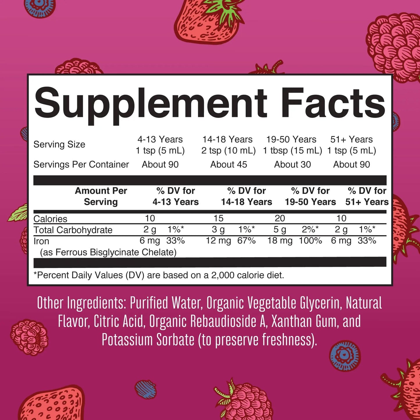 MaryRuth's Multivitamin Gummies for Women (Cherry & Raspberry) & Iron Liquid Supplement (Berry) | Clean Label Project Verified MARYRUTH'S