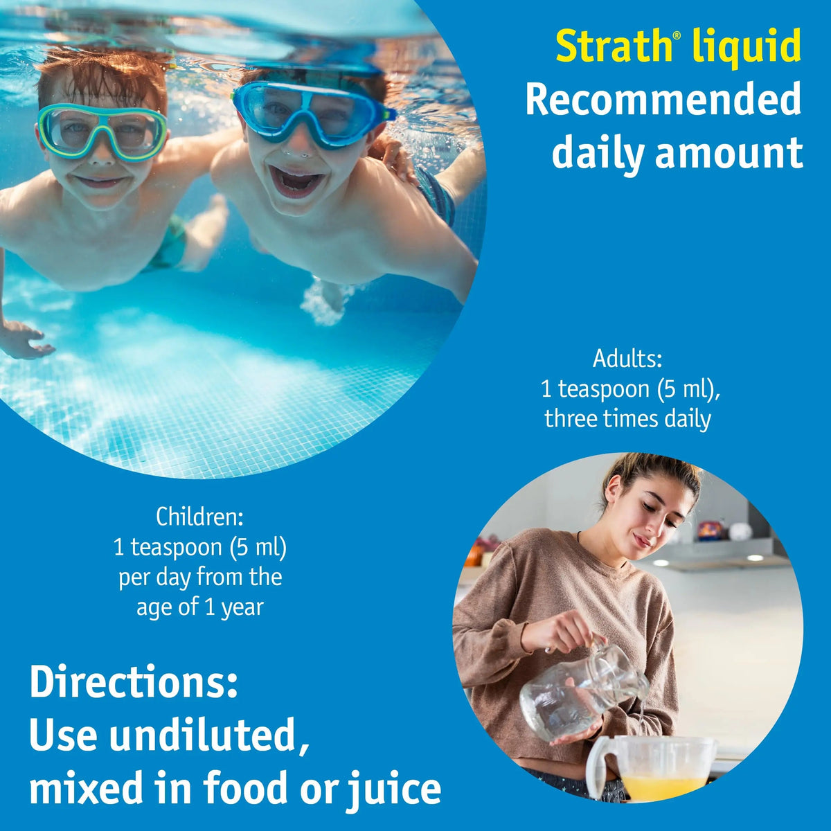 Strath Fermented Herbal Yeast Postbiotic - (8.4 Fl oz) Daily Nutritional Food Supplement Liquid | Supports Metabolism | Vegetarian | Lactose-Free | No Artificial Additives Bio-StrathBuy Supplements Australia