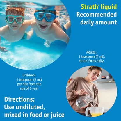Strath Fermented Herbal Yeast Postbiotic - (8.4 Fl oz) Daily Nutritional Food Supplement Liquid | Supports Metabolism | Vegetarian | Lactose-Free | No Artificial Additives Bio-StrathBuy Supplements Australia