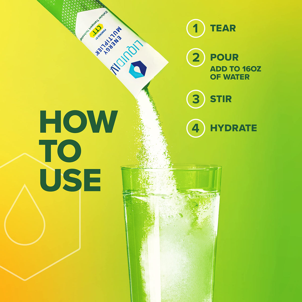 Liquid I.V. Hydration + Energy Multiplier - Mango Tamarind - Hydration Powder Liquid I.V.Buy Supplements Australia