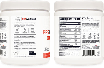 Ultra Clean Stim Free Pump Pre Workout + Nitric Oxide Booster (Fruit Punch) Beetroot, 7G Arginine Citrulline Malate, Betaine, Beta A, ACV+ - Sugar/Caffeine Free Natural Non Stim Preworkout Men & Women Type ZeroBuy Supplements Australia