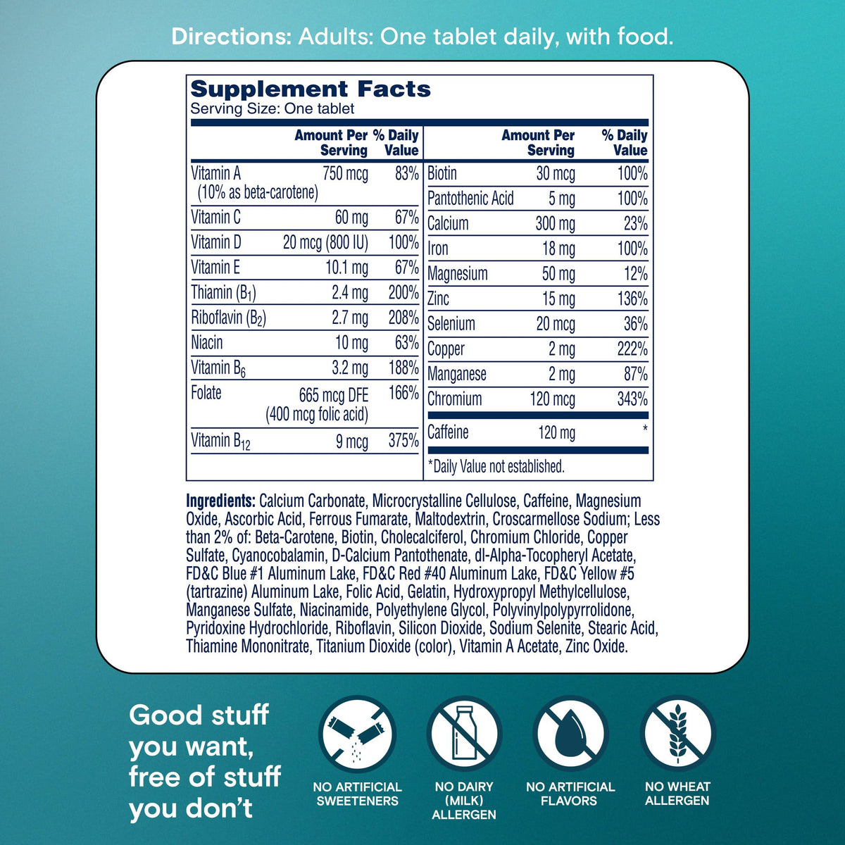 One A Day Women's Active Metabolism Daily Essential, Multivitamin for Women, Metabolism Support, Vitamins for Women with All 8 B-Vitamins, Vitamin D, Magnesium & More,120 Count ONE A DAYBuy Supplements Australia