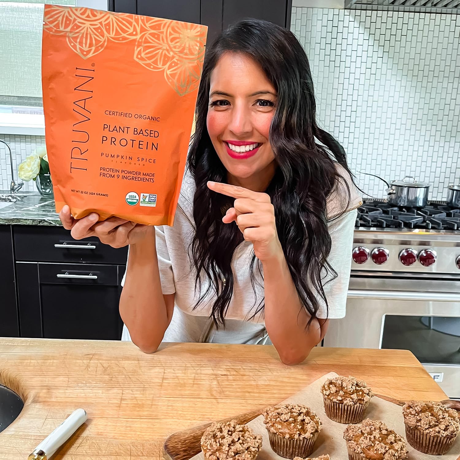 Truvani Organic Vegan Protein Powder Pumpkin Spice - 20g of Plant Based Protein TruvaniBuy Supplements Australia