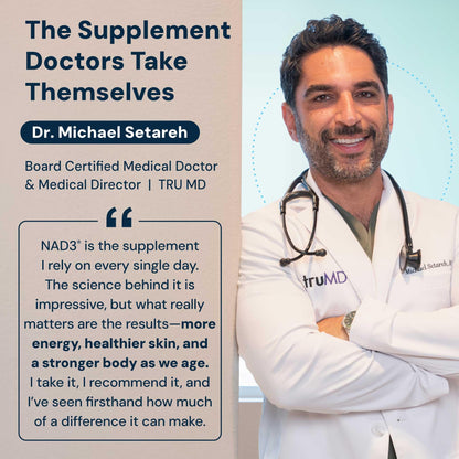 HPN NAD3 Clinical NAD+ Booster, Cellular Health & Natural Energy - NAD Supplement for Healthy Aging, Metabolic Support, NRF2 & Longevity, Nicotinamide Riboside & NMN Alternative, 60ct, 30-Day Supply HPNBuy Supplements Australia