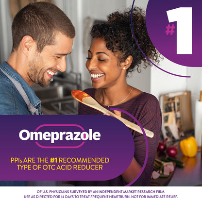 GoodSense Omeprazole Delayed Release Orally Disintegrating Tablets 20 mg, Strawberry Flavor, Dissolve Tabs, Treats Frequent Heartburn, Acid Reducer, Heartburn Medicine, 42 Tablets GoodSense buy supplements Au