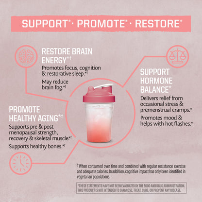 Sunwarrior Creatine for Women Monohydrate Powder Micronized Pre Workout Recovery Supplement Support Muscle Building Strength Training Cognition | Vegan and Easily Mixes 50 Servings, Raspberry Lemonade SunwarriorBuy Supplements Australia