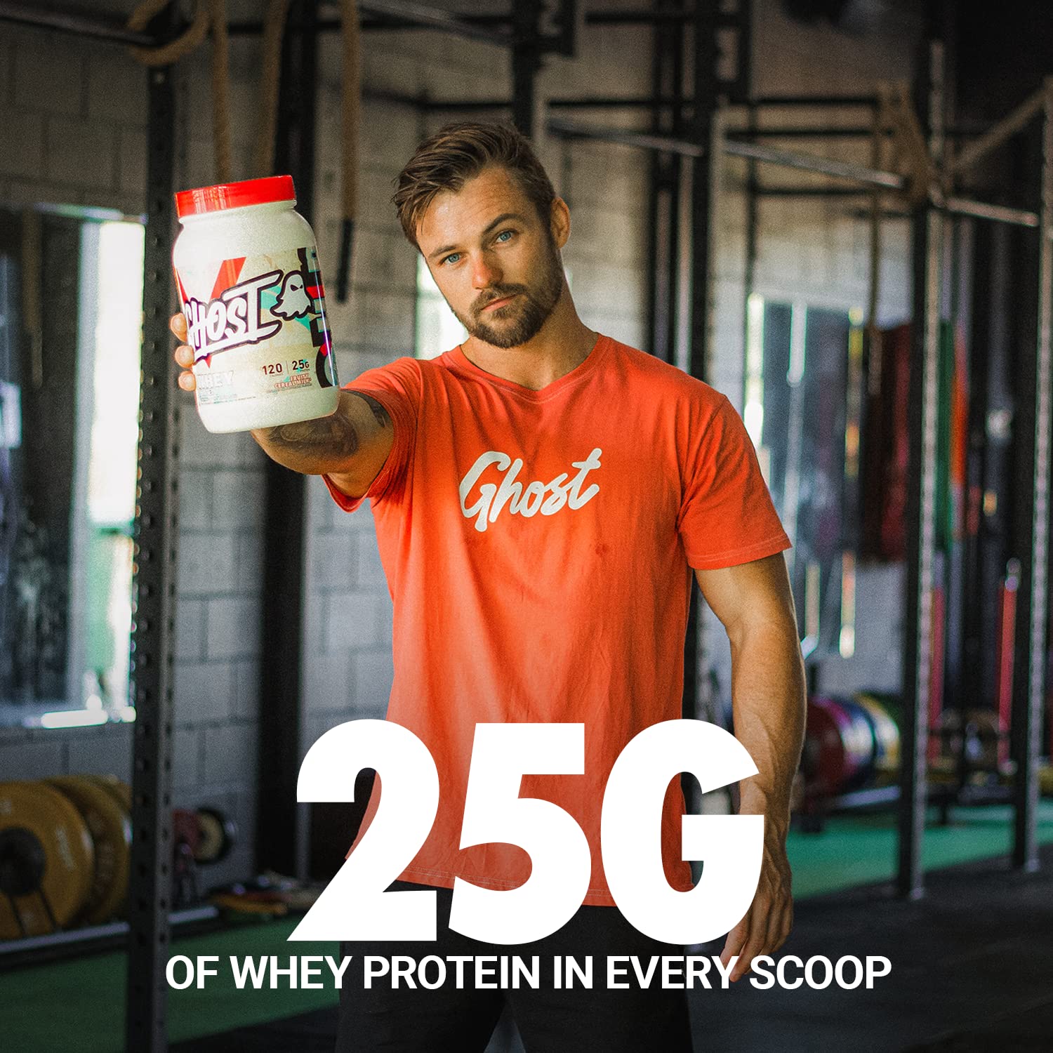 GHOST Whey Protein Powder, Fruity Cereal Milk - 2LB Tub, 25G of Protein - Flavored GHOSTBuy Supplements Australia