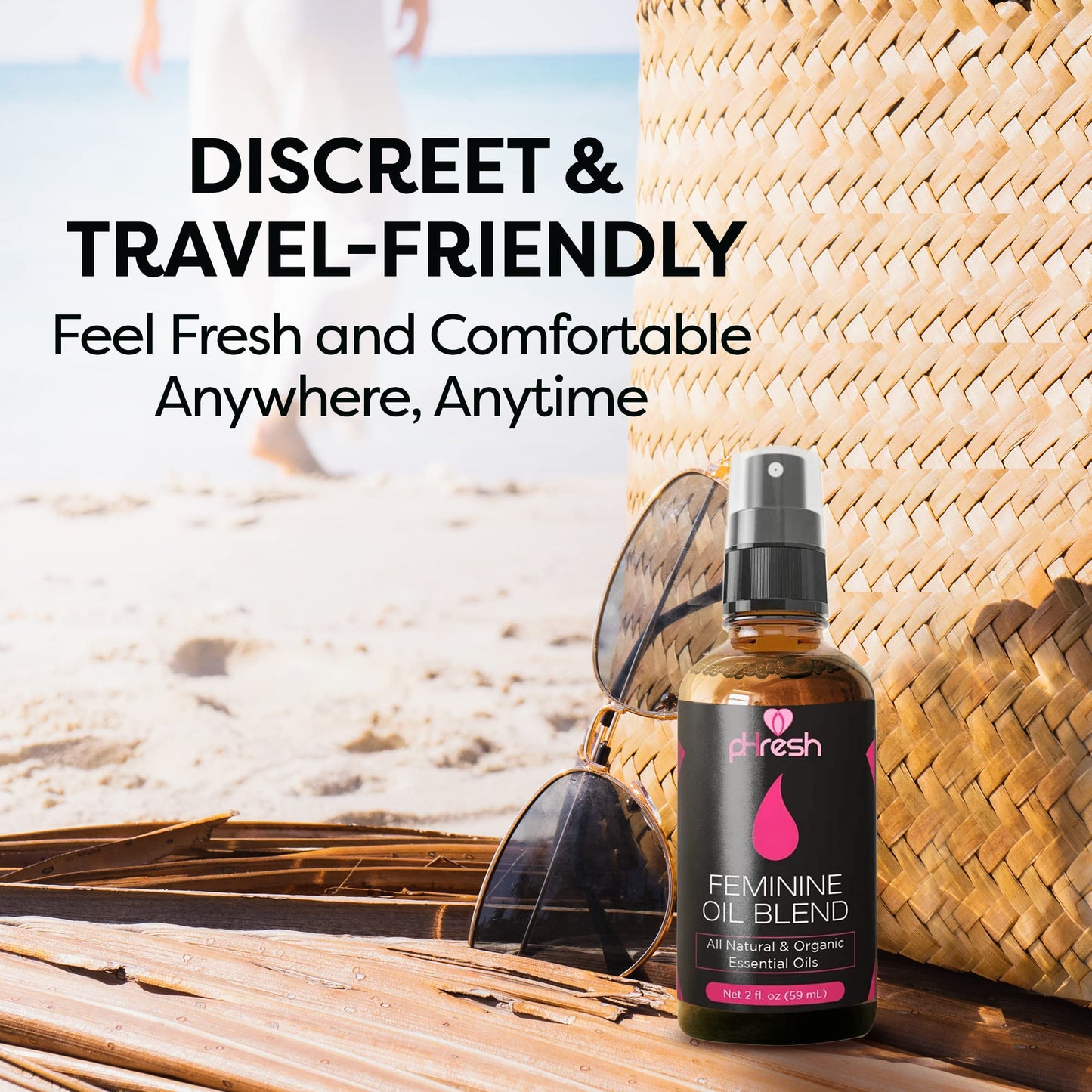 pHresh Feminine Spray - 100% All Natural Yoni Oil for Women - with Tea Tree, Lemongrass, Orange Essential Oils ACE NUTRITIONBuy Supplements Australia