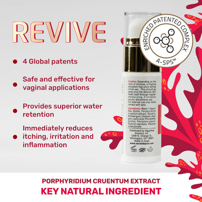 SECRET DE JOIE REVIVE Vaginal Moisturizer for Women - Long-Lasting Dryness & Discomfort Relief SECRET DE JOIEBuy Supplements Australia