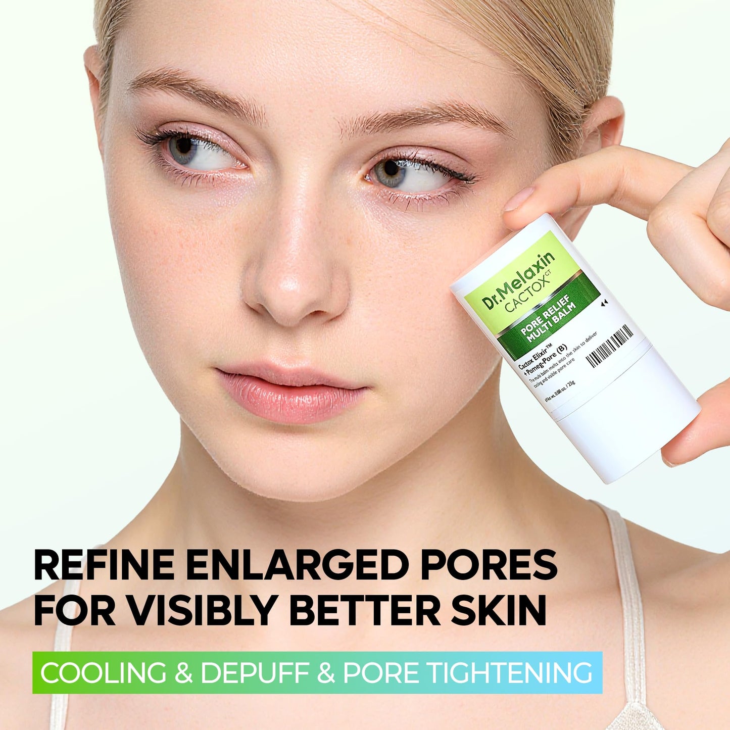 Dr.Melaxin Cactox Pore Relief Multi Balm Stick – Zinc PCA & ADENOSINE Cooling & De-Puffing Face Balm for Enlarged Pores & Puffy Skin, Pore Minimizing with Cactus Extract, Korean Skincare, 0.88 oz Dr.Melaxin buy supplements Au
