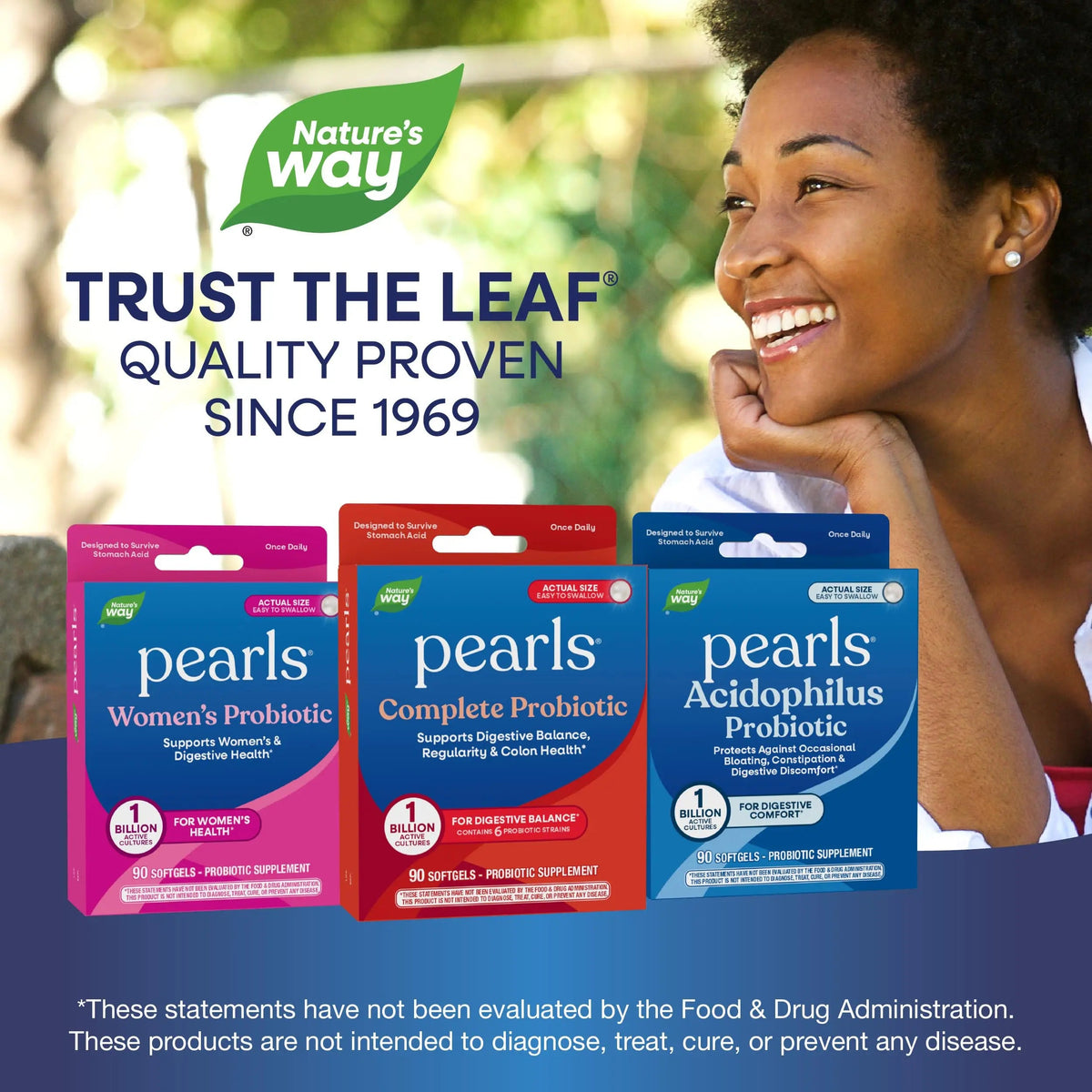 Nature's Way Probiotic Pearls Complete, 1 Billion Live Cultures, 90 Softgels Nature's WayBuy Supplements Australia