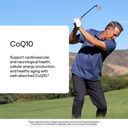 THORNE - CoQ10-100mg Optimally Absorbed Ubiquinone Supplement - Support Heart Health, Brain Function, Cellular Energy Production & Healthy Aging* - Gluten-Free, Dairy-Free - 60 Servings THORNEBuy Supplements Australia