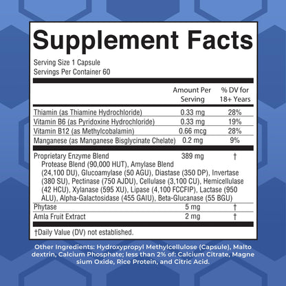 MaryRuth Organics Ultra Digestive Enzymes Capsules | Up to 2 Month Supply | Supplement for Gut Health Support | Digestion & Immune Support MARYRUTH'S canada supplements