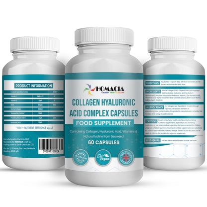 Homacia’s Collagen Capsules | Marine Collagen with Hyaluronic Acid | Pure Collagen Supplements for Women HOMACIA Quality That You loveBuy Supplements Australia