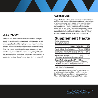 Onnit Shroom Tech SPORT: Clinically Studied Preworkout Supplement with Cordyceps ONNITBuy Supplements Australia