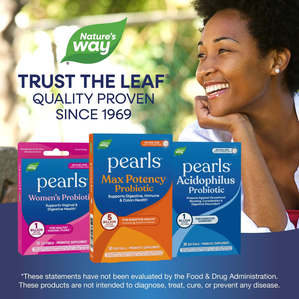 Nature's Way Pearls Max Potency Probiotic for Men and Women, Supports Digestive, Immune, Colon Health*, 5 Billion Live Cultures, No Refrigeration Required, 30 Softgels Nature's WayBuy Supplements Australia