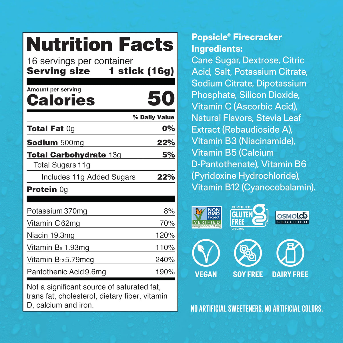 Liquid I.V.® Hydration Multiplier - Popsicle Firecracker | Electrolyte Powder Drink Mix | 3 Pack (48 Servings) Liquid I.V.Buy Supplements Australia