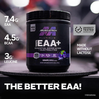 MuscleTech | Platinum 100% EAA+ |Essential Amino Acids | Muscle Strength Builder MuscleTechBuy Supplements Australia