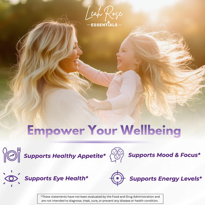 Leah Rose Essentials Saffron Supplement 88.5mg | Mood, Focus, and Stress Support | 60 Premium Saffron Extract Capsules | Made in the USA | 3rd Party Lab Tested | Non-GMO, Vegan, Gluten-Free Leah Rose Essentials buy supplements Au